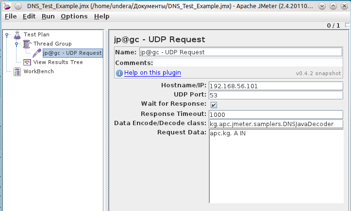  UDP Request using DNSJava decoder